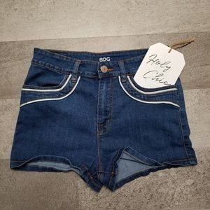 BDG Erin highrise 5 pocket shortie shorts